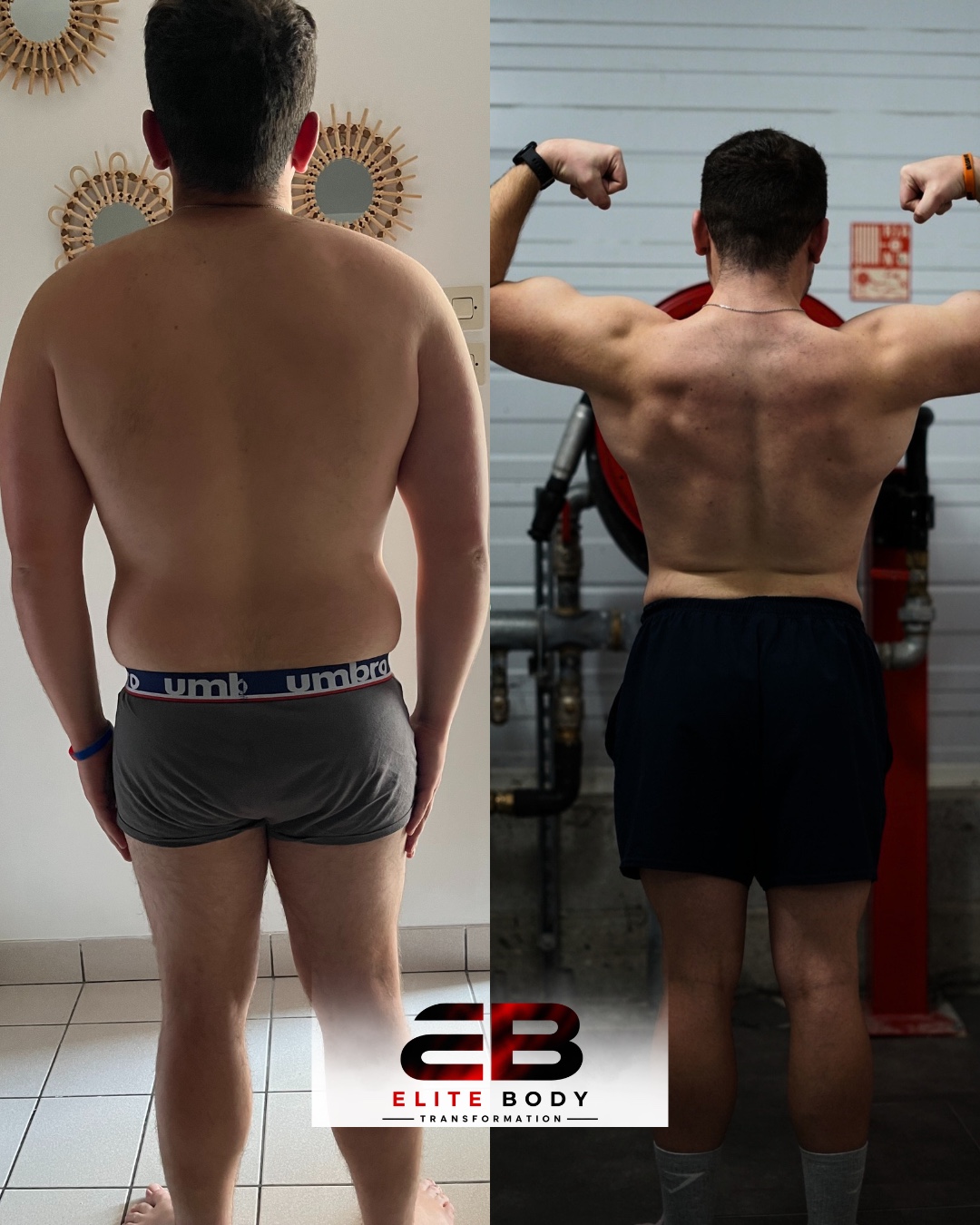 Évolution physique avant et après — série 14