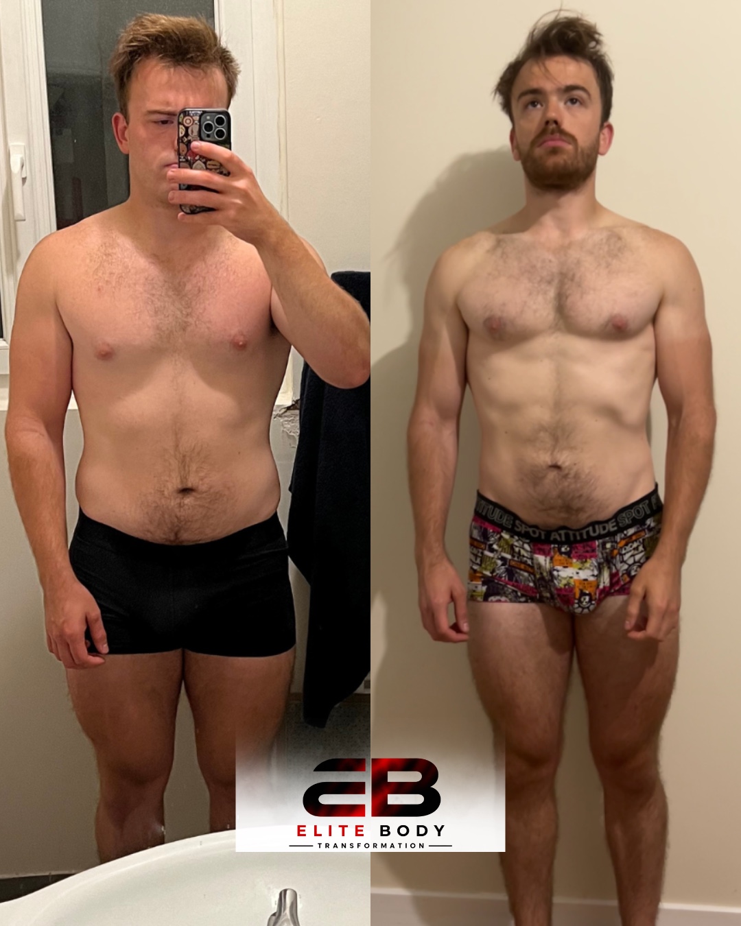 Évolution physique avant et après — série 19