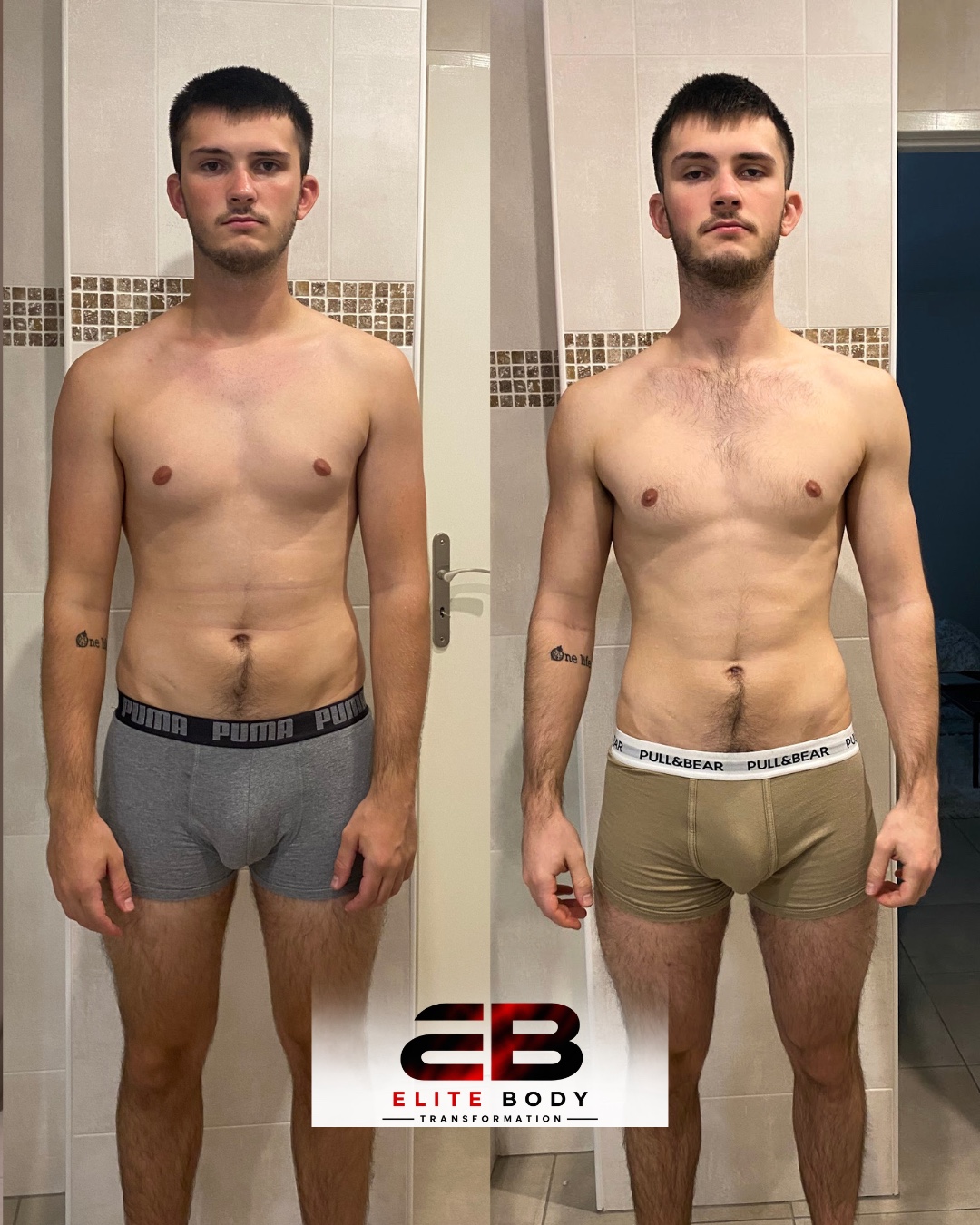 Évolution physique avant et après — série 30