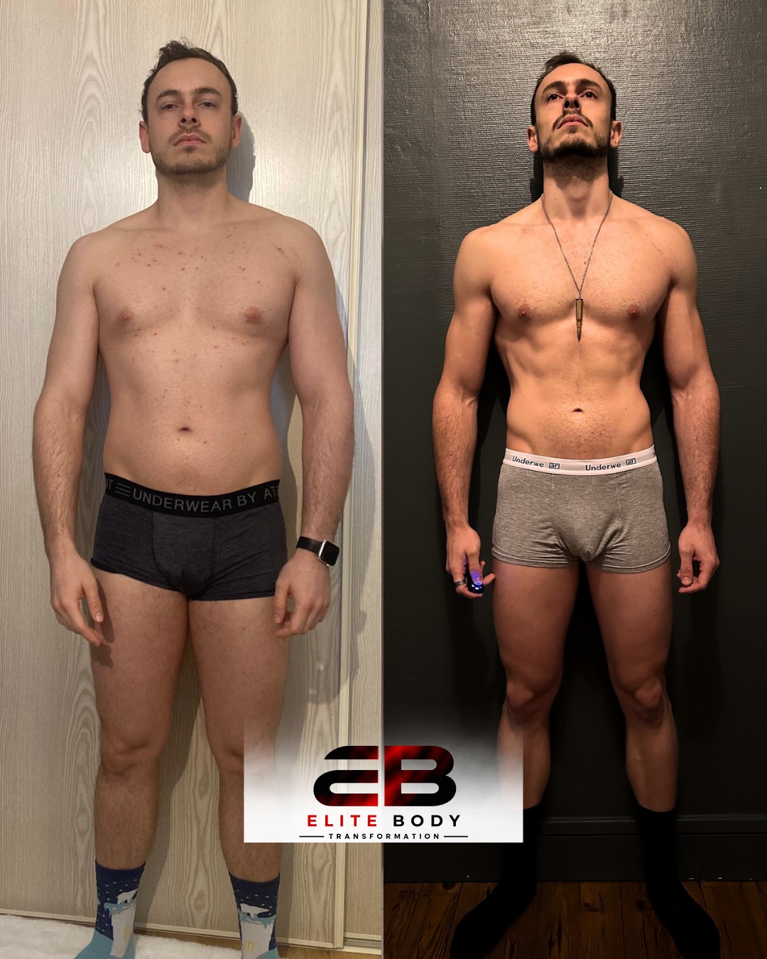 Évolution physique avant et après — série 6